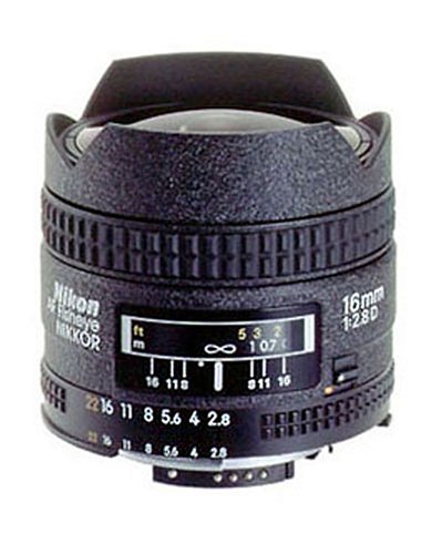 Nikon AF Fisheye-Nikkor 16mm / 2.8 D Autofokus-Spezialobjektiv