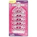 Metallic Tiaras, Silver colour, pack of 6