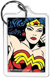 Wonder Woman Mirror Lucite Key Chain