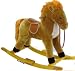 42cm Rocking Horse Light Brown