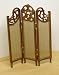 Handcarved Cane Bedroom Folding Screen Dollhouse Miniature