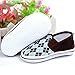 Weixinbuy Baby Boy Soft Sole Sneaker Plaid Slip On Crib Shoes Blue 4-8M