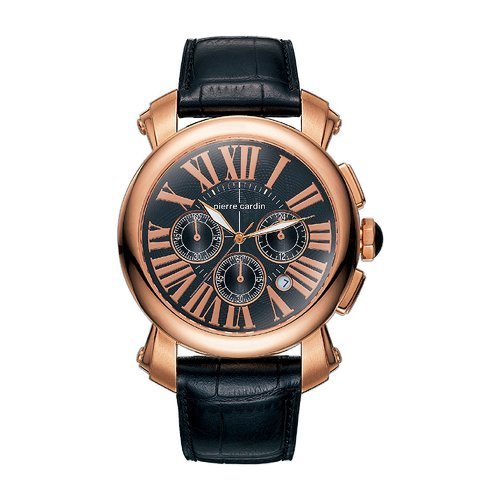 Pierre Cardin Herrenarmbanduhr MONACO ROSEGOLD CHRONO 4316398