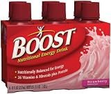 Boost Nutritional Energy Drink, Strawberry, 6-Count, 8 oz (Pack of 4)