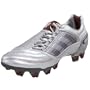 adidas Women's X Predator X Firm Ground Soccer Cleat,Silver/Steel/Brick,8.5 M