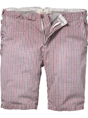 Scotch & Soda Herren Hose 12010281115 - Chino short, Gr. 30 (30), Mehrfarbig (F - dessin F Preisvergleich