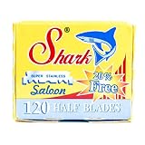 120 Shark Super Stainless Straight Edge Barber Razor Blades for Professional Barber Razors