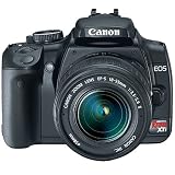 Canon Digital Rebel XTi 10.1MP Digital SLR Camera with EF-S 18-55mm f/3.5-5.6 Lens (Black)