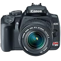 Canon Digital Rebel XTi 10.1MP Digital SLR Camera with EF-S 18-55mm f/3.5-5.6 Lens (Black)