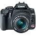 Canon Digital Rebel XTi 10.1MP Digital SLR Camera with EF-S 18-55mm f/3.5-5.6 Lens (Black)
