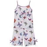 Girls' Nick & Nora Butterfly Pajama Set - White