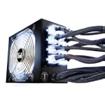 Kingwin Lazer 850 Watts Power Supply with Universal Modular Connectors/3 Way LED Switch/80 Plus Bronze ATX LZ-850