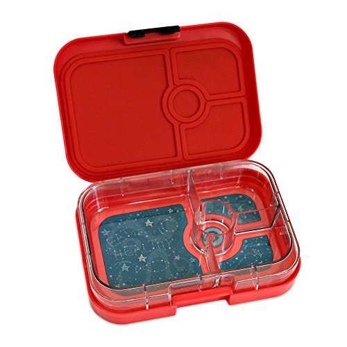 YUMBOX Leakproof Bento Lunch Box Container (Rocket Red) for Kids and Adults