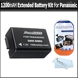 Buy Battery Kit For Panasonic Lumix DMC-FZ100 DMC-FZ40 DMC-FZ47 DMC-FZ150 Digital... by Butterfly&node=172282