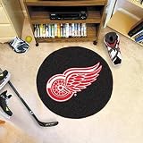 Fan Mats 10271 NHL - Detroit Red Wings 29" Diameter Puck-Shaped Area Rug