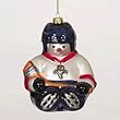 Florida Panthers 5.5" Glass Snowflake Hockey Friends Holiday Tree Ornament - NHL Hockey