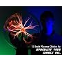 Museum Sized 22" Tall Plasma Globe - Red Plasma Effect - 15" Diameter Ball