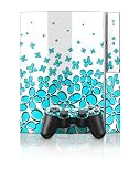 Playstation 3 Skins and Matching (Ps3) Controller Daisy Field - Teal
