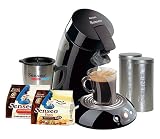 Senseo HD7890/65 Single-Serve Coffee Machine Gift Pack, Raven Black