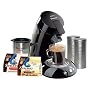 Senseo HD7890/65 Single-Serve Coffee Machine Gift Pack, Raven Black