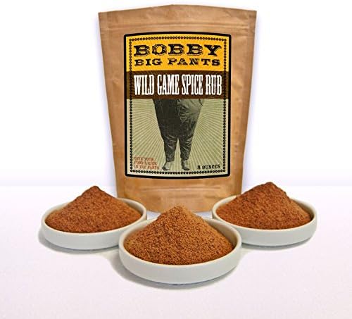 BOBBY BIG PANTS Basic Spice Rub, Wild Game, 8 Ounce