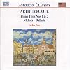 Foote: Piano Trios 1 & 2/Melody/Ballade
