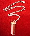 Clear Quartz Healing Crystal Pendant on Silver Chain - from Spiritual Gifts - Usually dispatched within 2 working days.