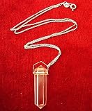 Clear Quartz Healing Crystal Pendant on Silver Chain - from Spiritual Gifts - Usually dispatched within 2 working days.