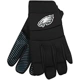 NFL McArthur Philadelphia Eagles Black Deluxe Utility Work Gloves