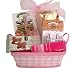 Pink Checked Gift Basket