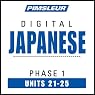 Japanese Phase 1, Unit 21-25: Learn to Speak and Understand Japanese with Pimsleur Language Programs