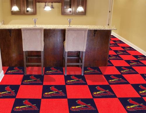 St Louis Cardinals Carpet Tiles