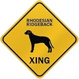 ONLY  RHODESIAN RIDGEBACK XING  CROSSING SIGN DOG