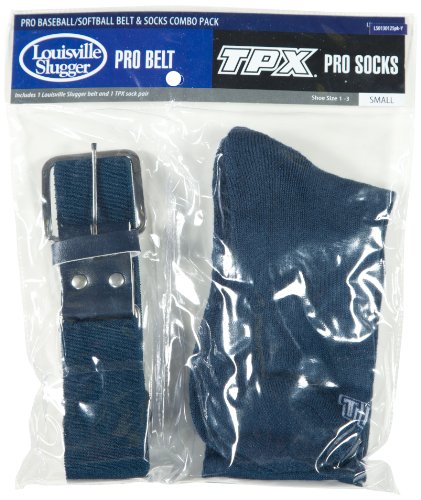 Louisville Slugger Slugger Baseball Belt and Socks Combo Pack