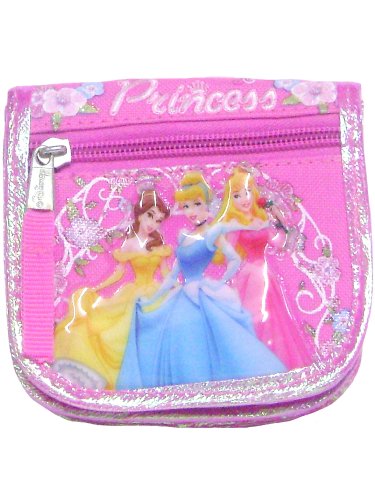 Disney Princess Pink Wallet Purse W/shoulder Strap