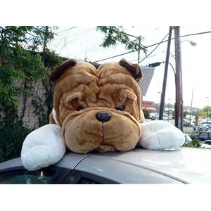 GIANT JUMBO 36 STUFFED BULLDOG BIG PLUSH SQUISHY SOFT ENORMOUS HIGH QUALITY DOG by 