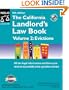 The California Landlord's Law Book Volume 2: Evictions (8th Ed)