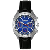 Triumph Motorcycles Men's Chronograph Blue Dial Leather Watch #3005-03