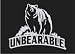 Unbearable Upstream Images Silver Vinyl Wildlife Car Truck Window Decal Sticker