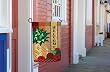 Pineapple Welcome Garden Size Applique Flag