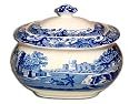 Spode Blue Italian Earthenware 9-Ounce Sugar Bowl and Cover