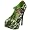 Bordello By Pleaser Women's Teeze-07L Platform Pump,Lime Green/Black,6 M US