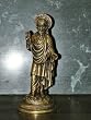 Decorative Sculpture Standing Saibaba Collectible Brass Figurine 9"