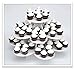 The Smart Baker - Adjustable, Reusable 3 Tier Flower Cupcake & Dessert Tower Display Stand, White - Holds up to 48+ Cupcakes | Weddings, Parties, Holidays, Baby Showers and More!