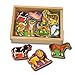 Melissa & Doug Wooden Animal Magnets | Developmental Toy | Cognitive Skills| 2+ | Gift for Boy or Girl