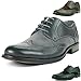 Alpine Swiss Men's Zurich Wing Tip Oxfords Two-Tone Brogue Medallion