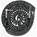 Bullet Cable 30 ft. Premium Vintage Coil Cable - Black and White Multi-Stripe - Straight to Angle Ch