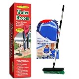 Jet Blaster Water broom PLUS a Pair of Dust Mop Slippers