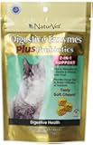 NaturVet 50 Count Digestive Enzymes Plus Probiotics 2-in-1 Soft Chew