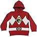 Power Rangers The Big Boys I Am Costume Zip Hoodie Red 10/12